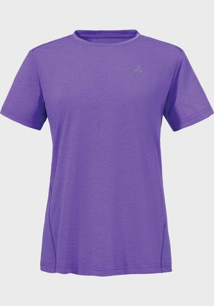 Sch&ouml;ffel Funktionsshirt SCH&Ouml;FFEL CIRC T Shirt Tauron L, Damen, Gr. 36, lila (3805, lila), Oberstoff: 100% Polyester, Rundhals, Shirts Funktionsshirt