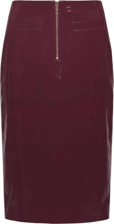 Self Portrait Pencil Skirt - Dames - Kokerrokken - Paars - 2XS - Rokken