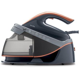 Breville PRESSXPRESS 2600W Ferro da Stiro con Caldaia, Piastra Multidirezionale in Ceramica, Colpo Vapore 245 g, Getto Vapore Verticale 115g/min