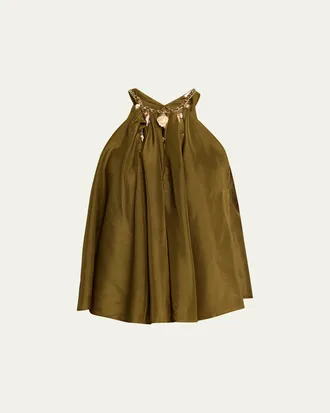 Zimmermann Mahon Silk Chain Blouse