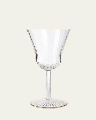 Saint-Louis Apollo Gold Rim Goblet
