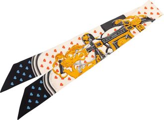 Herm&egrave;s Pre-owned Hermes Brides De Gala Love Silk Twilly Scarf Ladies 4UGIW3JPXFSZB8U5