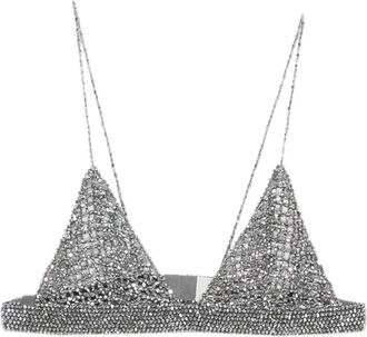 Golden Goose Top con decorazione - Argento