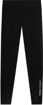 Freddy Leggings 7/8 con Motivo Grafico e Logo FREDDY sul fondo