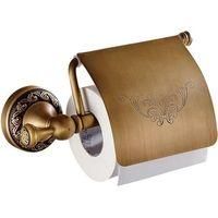 OEM Portarrollos De Papel Higi&eacute;nico Vintage Con Tapa, De Lat&oacute;n, De Pared, Con Dise&ntilde;o Esculpido, Ideal Para El Ba&ntilde;o. - Crezuo
