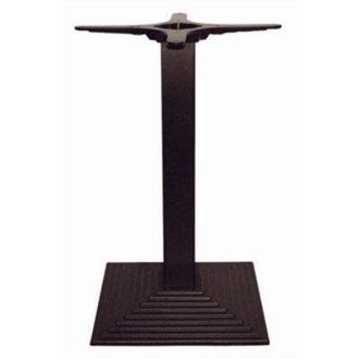 Netfurniture Tali Square Table Base - Black Cast Iron