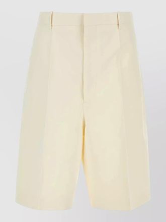 Bottega Veneta tailored bermuda shorts belt loops back pockets