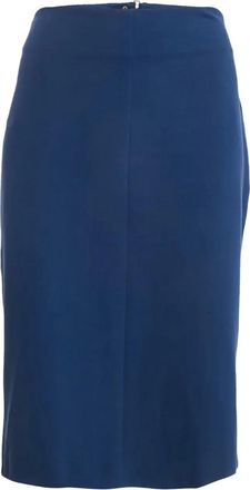 Diane Von F&uuml;rstenberg Geribbelde kokerrok - Blauw