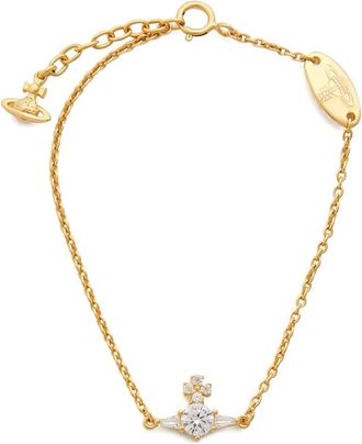 Vivienne Westwood Orb-embellished chain bracelet - Gold