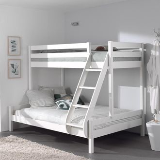 M&S Collection Litera 90x200 Y 140x200 Somier Incluido Vipack Pino - Blanco