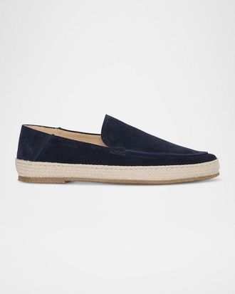 Paul Stuart Mens St. Croix Suede Espadrilles