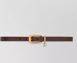 Saint Laurent leather thin belt