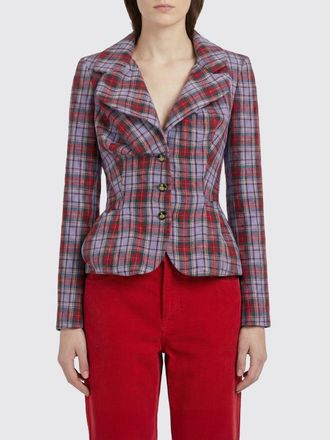 Vivienne Westwood Blazer di lino tartan Vivienne Westwood