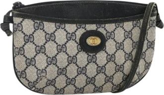 Gucci Pre-owned Cross Body Bags, female, Blue, Size: ONE SIZE Pre-owned Vintage Shoulder Bag