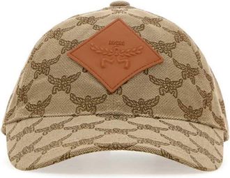 MCM Lauretos baseball cap - women - Polyester/Cotton/Cotton - One Size - Neutrals
