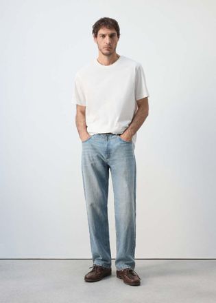 Mango T-shirt regular-fit 190 gsm bianco - Uomo - XXL - MANGO MAN