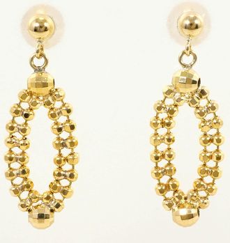 C&A Unbranded (18K) Drop Earrings (Pre-Owned)