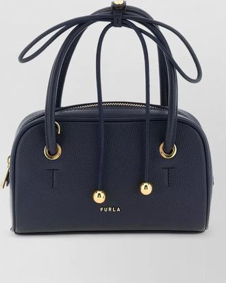 Furla diamante mini leather top handle bag