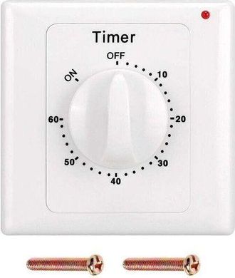 OEM Interruptor Temporizador Ac 220v Bomba De Alto Rendimiento Control Electr&oacute;nico Cuenta Regresiva Mec&aacute;nica Enchufe Interruptor Temporizador - 60 Min