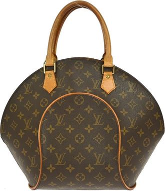 Louis Vuitton Ellipse Bag Monogram Canvas Brown Canvas Handbag (Pre-Owned)