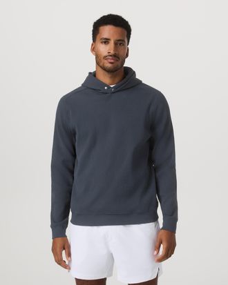 Vuori Clothing Tech Waffle Pullover Hoodie | Ink | Medium