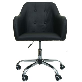 Hhg Nunca Usado] Silla De Oficina Hhg 123, Silla Giratoria Silla De Escritorio Silla De Ordenador Silla De Oficina, Con Reposabrazos, Imitaci&oacute;n De Cuero N