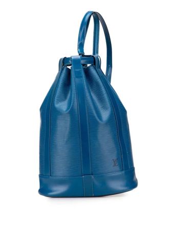 Louis Vuitton 1995 Epi Randonnee PM backpack - women - Leather - One Size - Blue