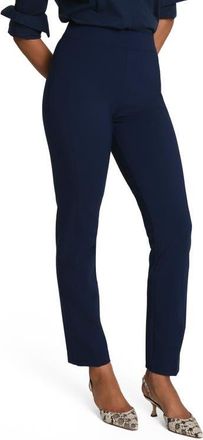 Spanx SPANXsupersmooth PerfectFit Ponte Slim Straight Pant in Timeless Navy at Nordstrom, Size X-Small