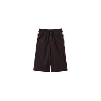 Twinset Long Shorts, female, Black, Size: S Poplin Bermuda Shorts
