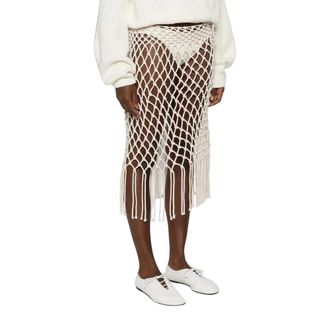 Frankie Shop Dames, Rokken, Wit, Maat: Xs/S