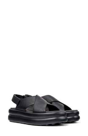 Camper Pelotas Flota Up Platform Sandal in Black at Nordstrom, Size 37