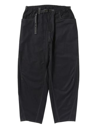 And Wander stitching-detail trousers - men - Polyester/Cotton - L - Black