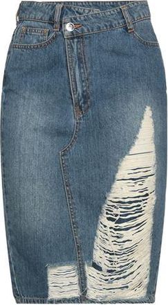 Twin-Set BOTTOMWEAR - Denim skirts on YOOX.COM