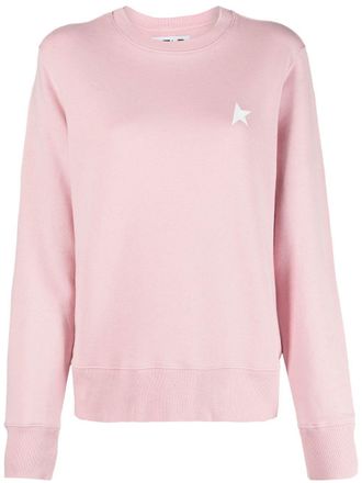 Golden Goose Felpa con stampa - Rosa