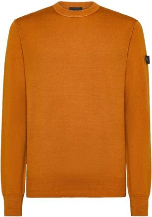 Peuterey Badra ACD 02 - Heren - Ronde hals truien - Bruin - M - Wol - Truien & Vesten