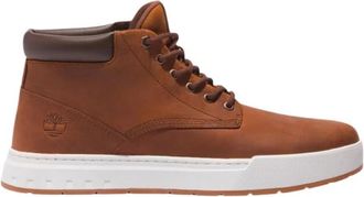 Timberland Maple Grove Leather Chukka - Heren - Veterlaarzen - Bruin - 43 EU - Leer - Schoenen