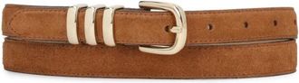 Kazar Vtra Riem - Dames - Riemen - Bruin - 120 CM - Su&egrave;de - Accessoires