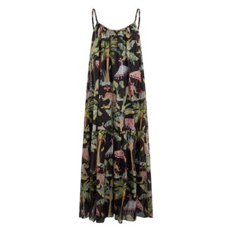 Red Valentino Maxi Dresses, female, Black, Size: 2XL Maxi Dress