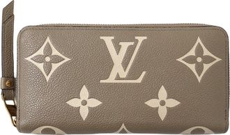 Louis Vuitton Monogram Empreinte Tourterelle Monogram Empreinte Long Wallet (Bi-Fold) (Pre-Owned)
