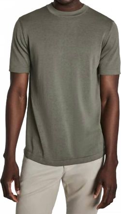 Jack Victor Wellington Crew Neck Top In Sage