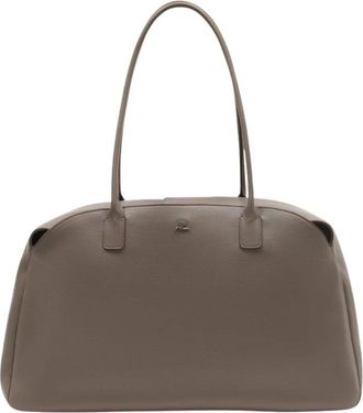 Courr&egrave;ges Xxl Strip Schoudertas - Dames - Schoudertassen - Bruin - ONE Size - Leer - Tassen
