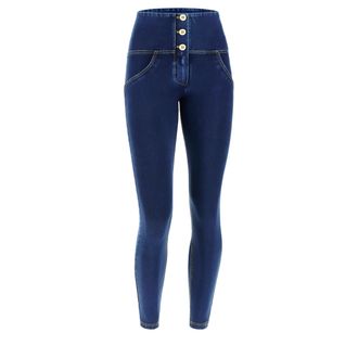 Freddy Jeggings push up WR.UP 7/8 superskinny vita alta con bottoni