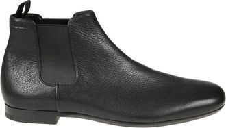 Prada Leather Chelsea Boots - male - Prada - Chelsea Boots - Black - 10 UK - Shoes