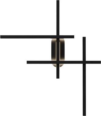 Maytoni Maytoni Halo L&aacute;mpara De Pared Led Integrada Moderna, Color Negro, 750 Lm, Pantalla Blanca