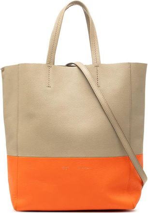 Celine Pre-owned Celine Small Bicolor Leather Vertical Cabas Ladies 55HYOK062T16H6MI