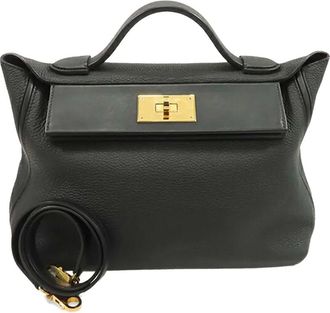 Hermès 2021 Togo Swift 24/24 29 satchel - Black