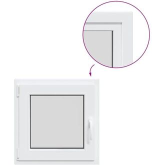 vidaXL Vidaxl - Ventana De S&oacute;tano risor 60x60 Cm Oscilobatiente Din Izquierda