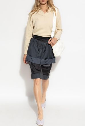 Maison Margiela Wool Polo, Womens, Cream