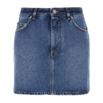 Dolce & Gabbana Dames, Rokken, Blauw, Maat: M Denim