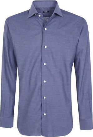 Barba Casual Shirts - Heren - Casual Overhemden - Blauw - M - Overhemden